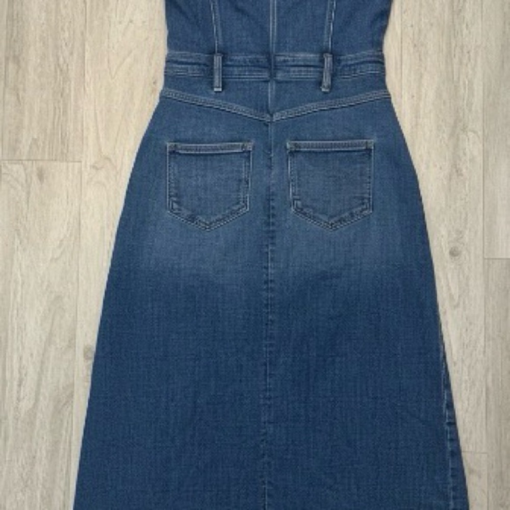 Pilcro The Madi Front-Slit Denim Dress size dmall - Picture 3 of 5